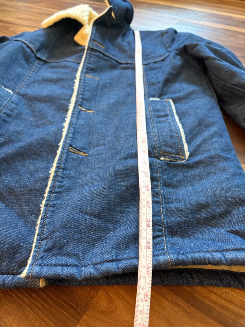 Wearguard Vintage Men's Denim Fleece-lined Work Coat - Picture 5 of 7